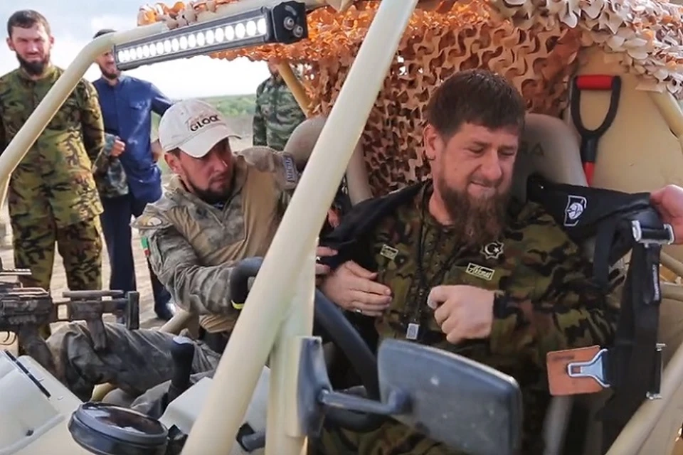 Рамзан Кадыров опробовал боевой багги.