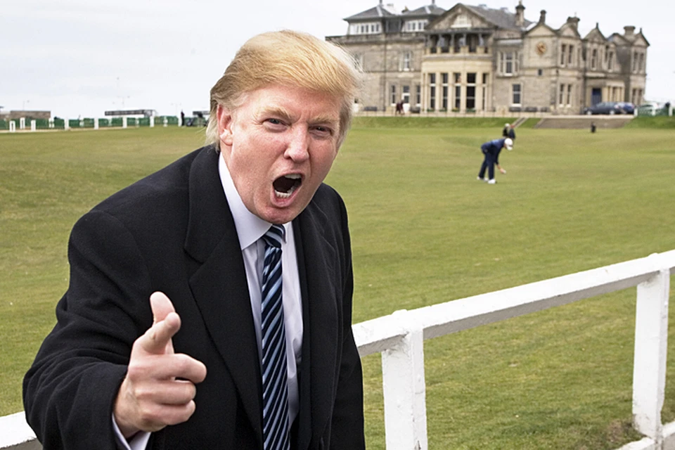 Трамп владеет полями для гольфа, расположенными в Шотландии