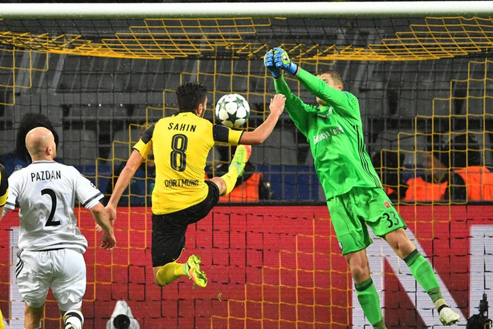Счет матча «Боруссия» - «Легия» напоминает компьютерную игру. Фото: uefa.com