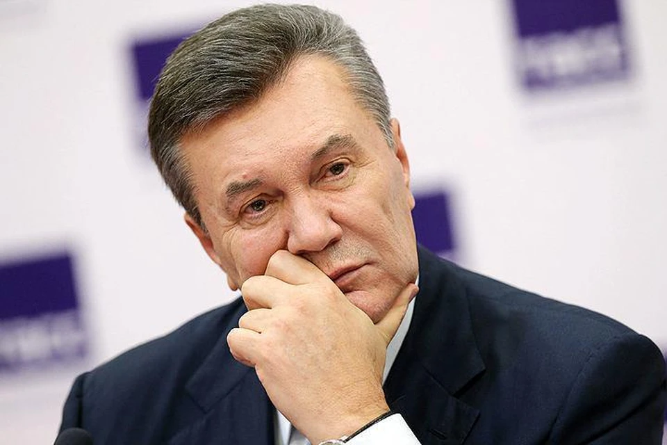 Бывший президент Украины Виктор Янукович во время пресс-конференции. ФОТО Дмитрий Серебряков/ТАСС