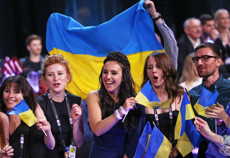 Победительница Евровидения-2016 Джамала. Фото: Вячеслав Прокофьев/ТАСС