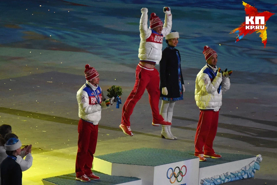 Илья Черноусов (на пьедестале справа) в 2014 году был третьим в мужском марафоне. Но в связи с допинговым скандалом теперь может стать победителем.