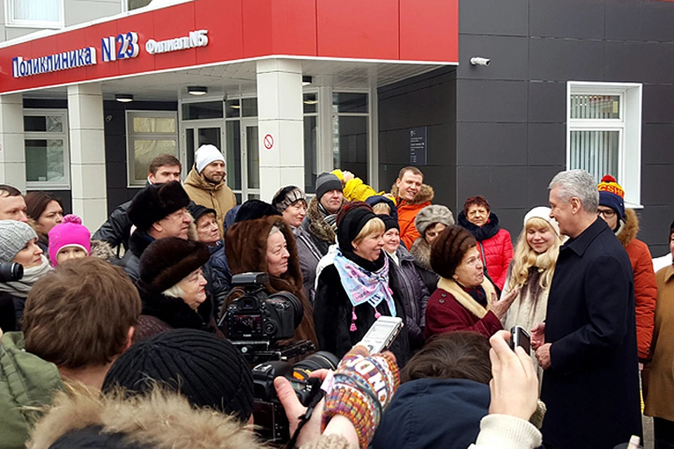 10 февраля мэр Москвы Сергей Собянин открыл в Некрасовке новую детско-взрослую поликлинику, являющуюся филиалом № 5 городской поликлиники № 23.