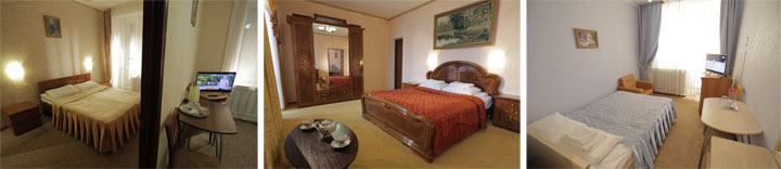 Санаторий располагает комфортными номерами различных категорий