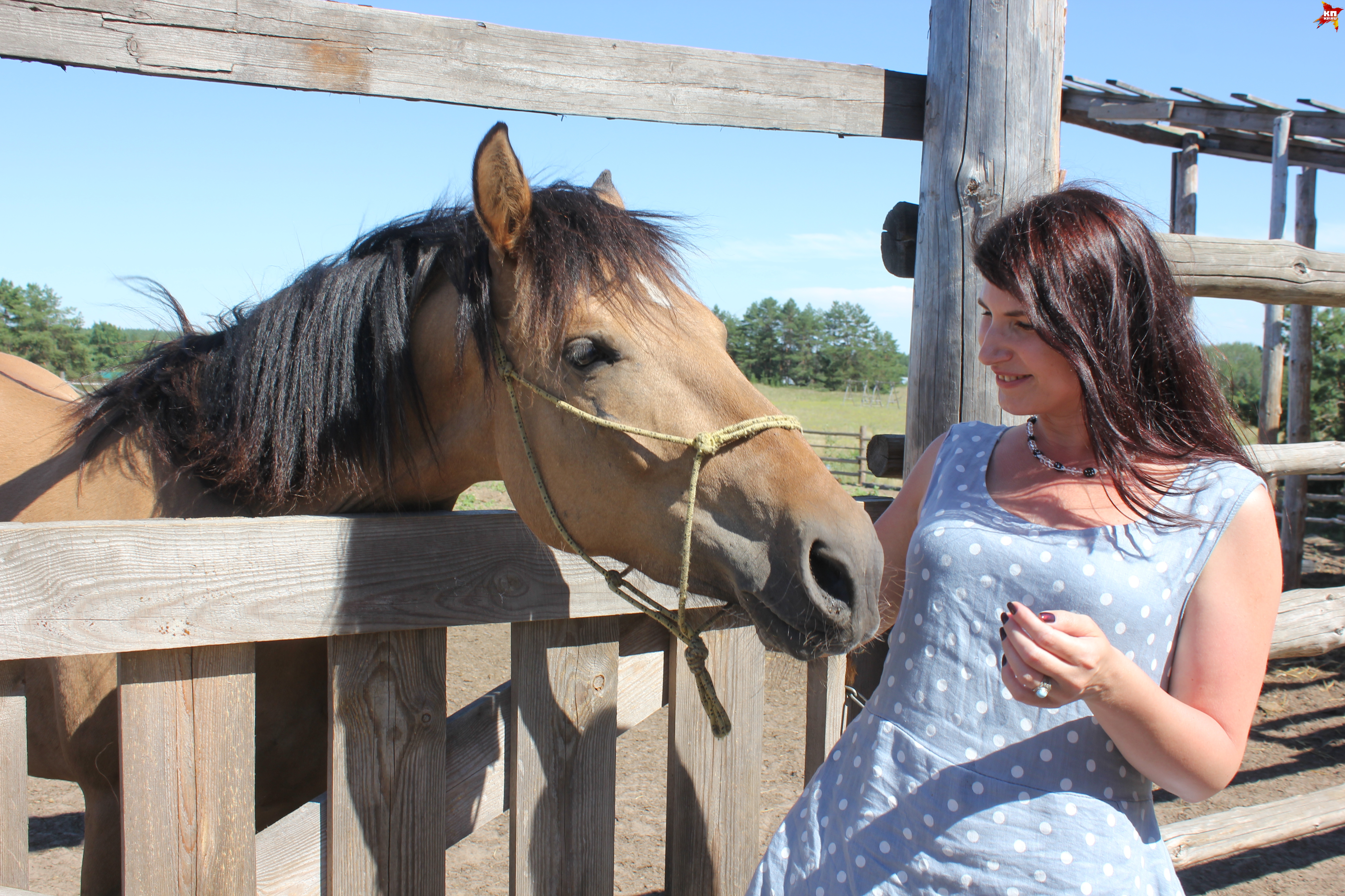 В Родославное туристы приезжают за конными прогулками на природе.