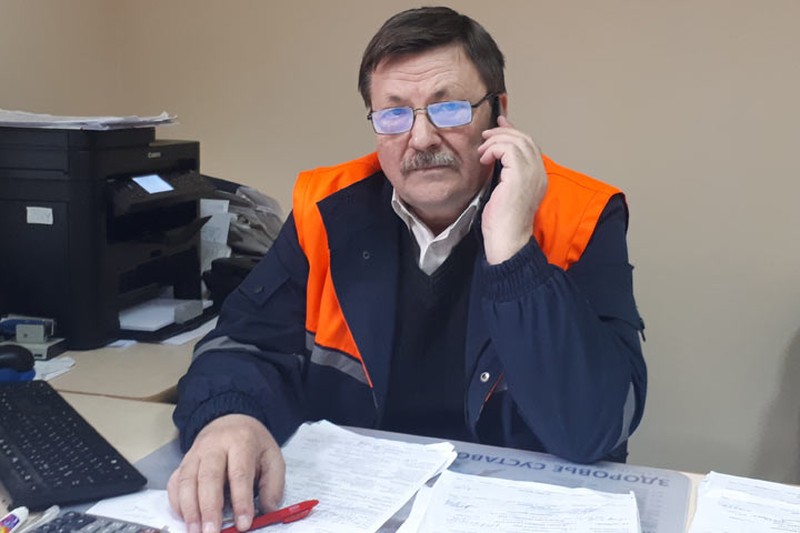 Заведующий подстанцией "Центр" Ион Русу.