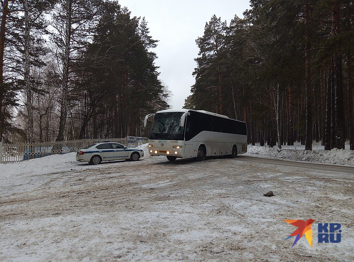 Автобус с россиянами