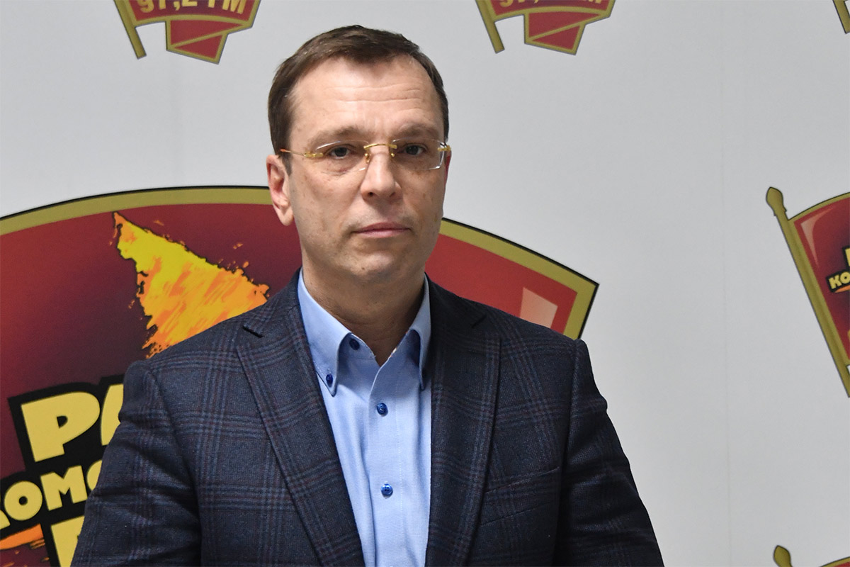 Никита Кричевский в редакции "Комсомольской правды".
