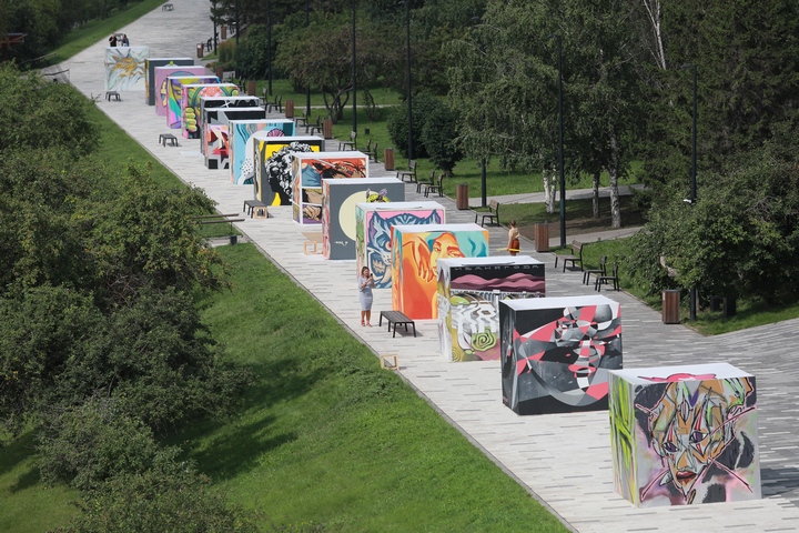 Фестиваль граффити на набережной