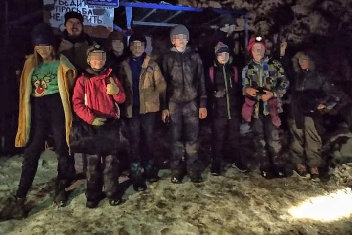 К счастью, пропавшие в пещерах дети нашлись.