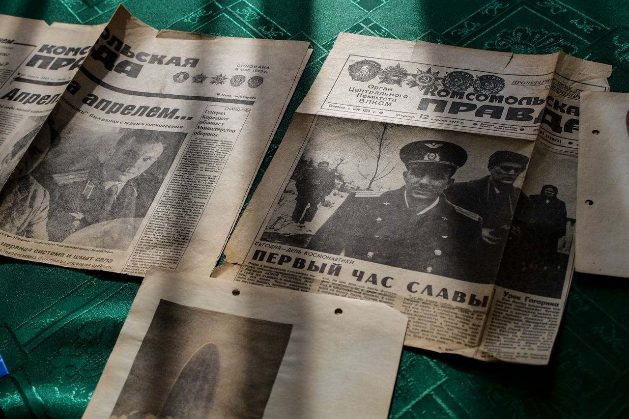 О подвиге Гагарина писали все газеты