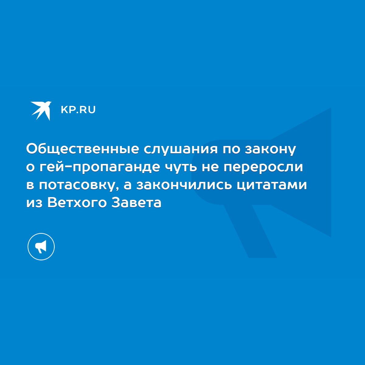 Общественные слушания по закону о гей-пропаганде чуть не переросли в  потасовку, а закончились цитатами из Ветхого Завета - KP.RU