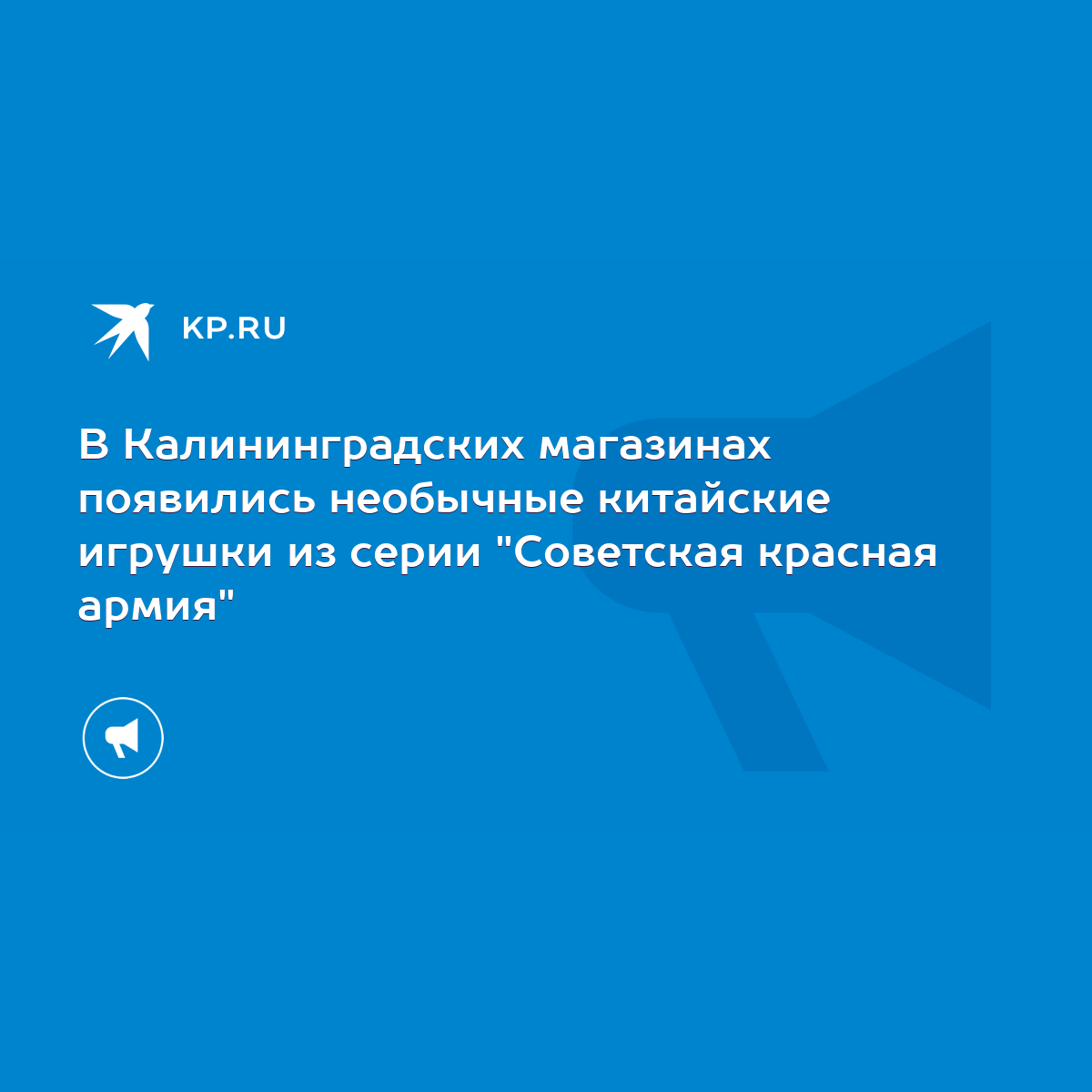 В Калининградских магазинах появились необычные китайские игрушки из серии  