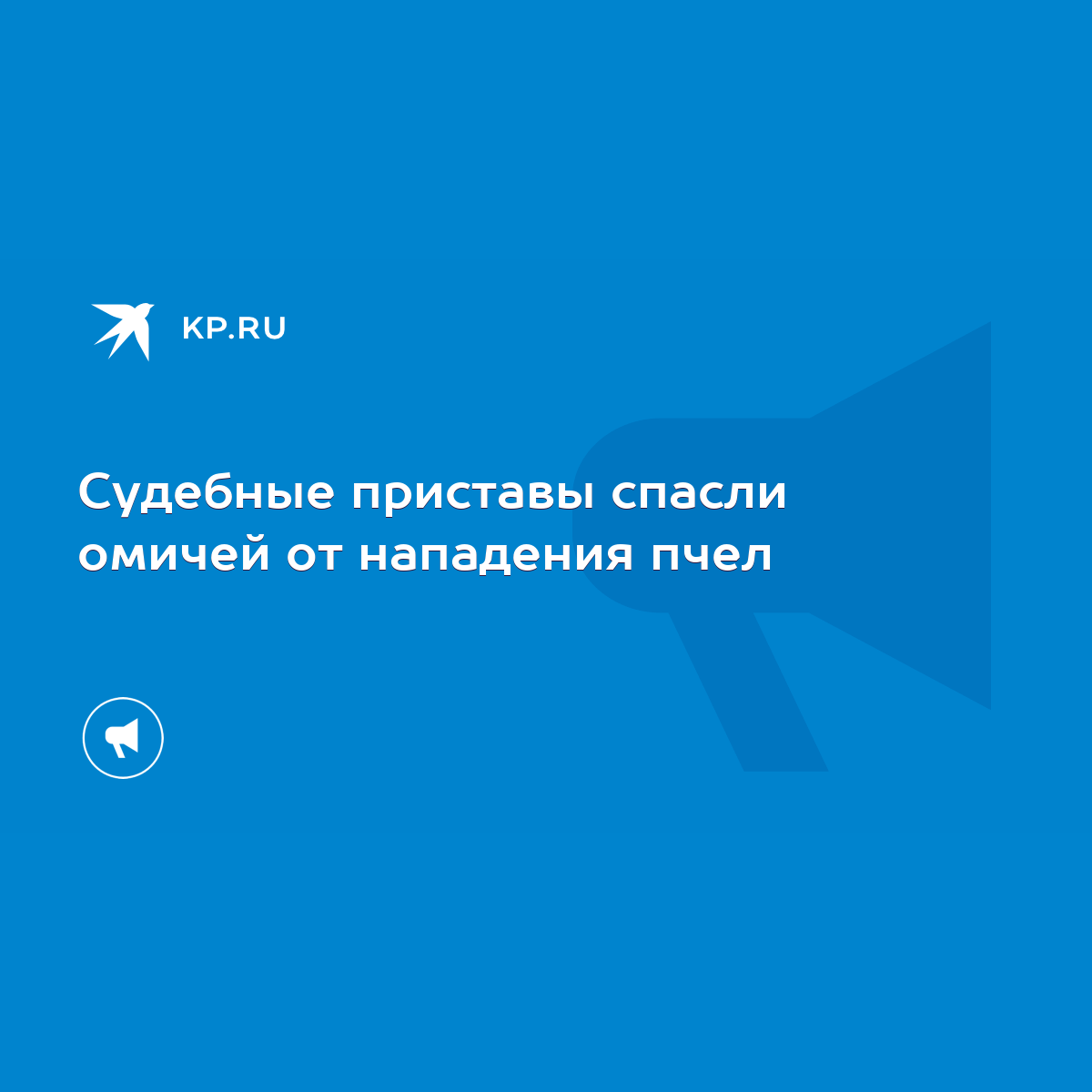 Судебные приставы спасли омичей от нападения пчел - KP.RU