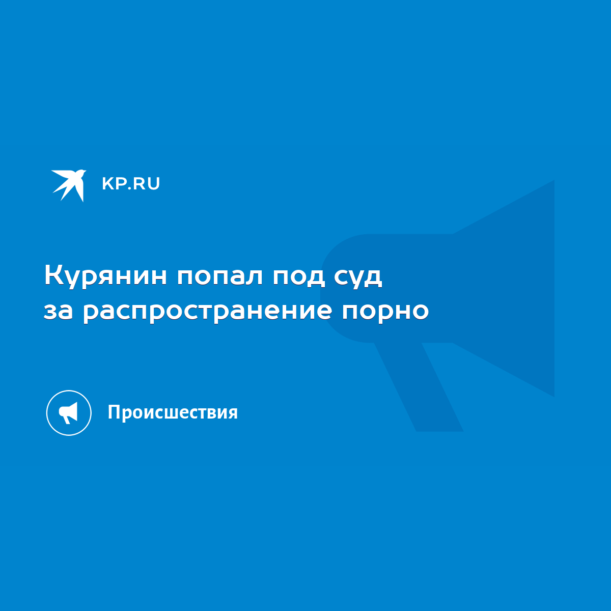 Курянин попал под суд за распространение порно - KP.RU