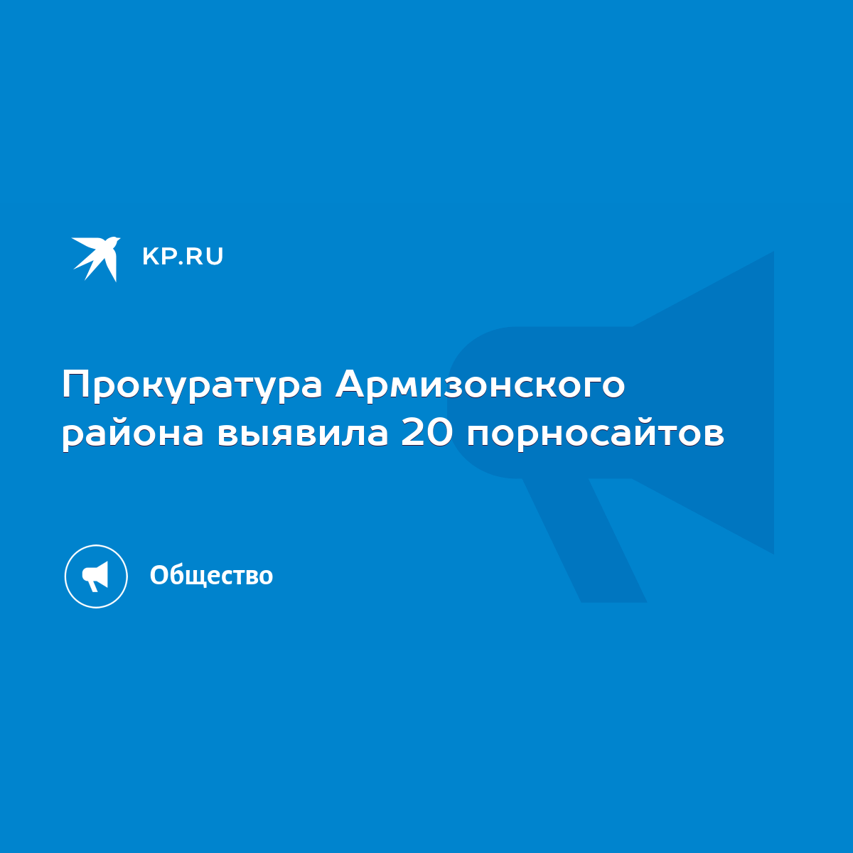 Прокуратура Армизонского района выявила 20 порносайтов - KP.RU