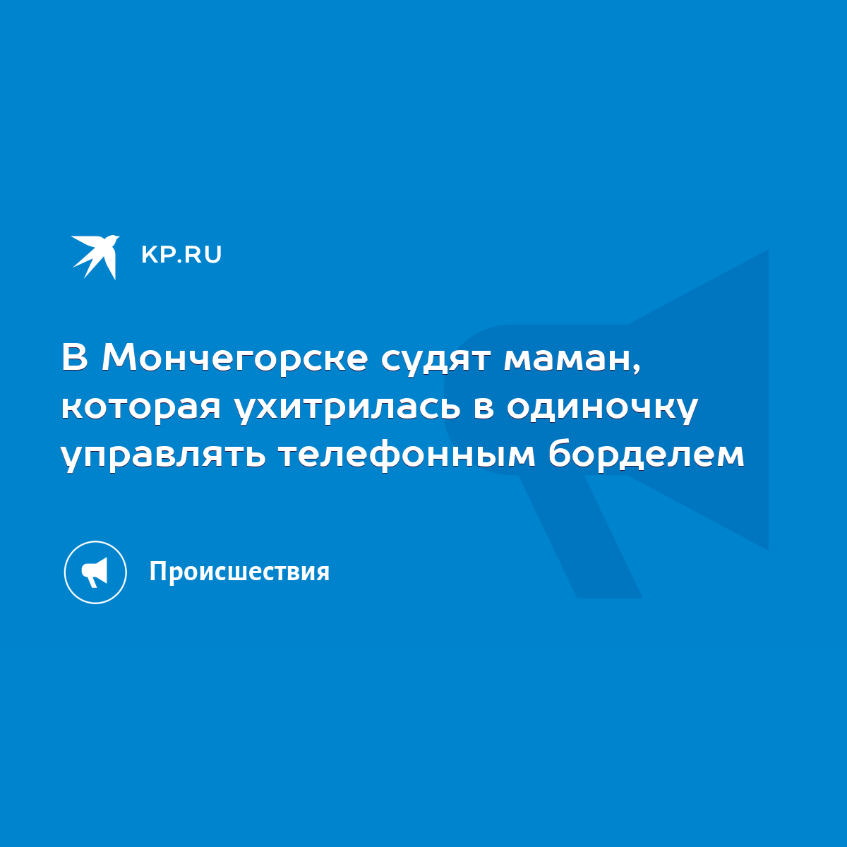 В Мончегорске судят маман, которая ухитрилась в одиночку управлять  телефонным борделем - KP.RU