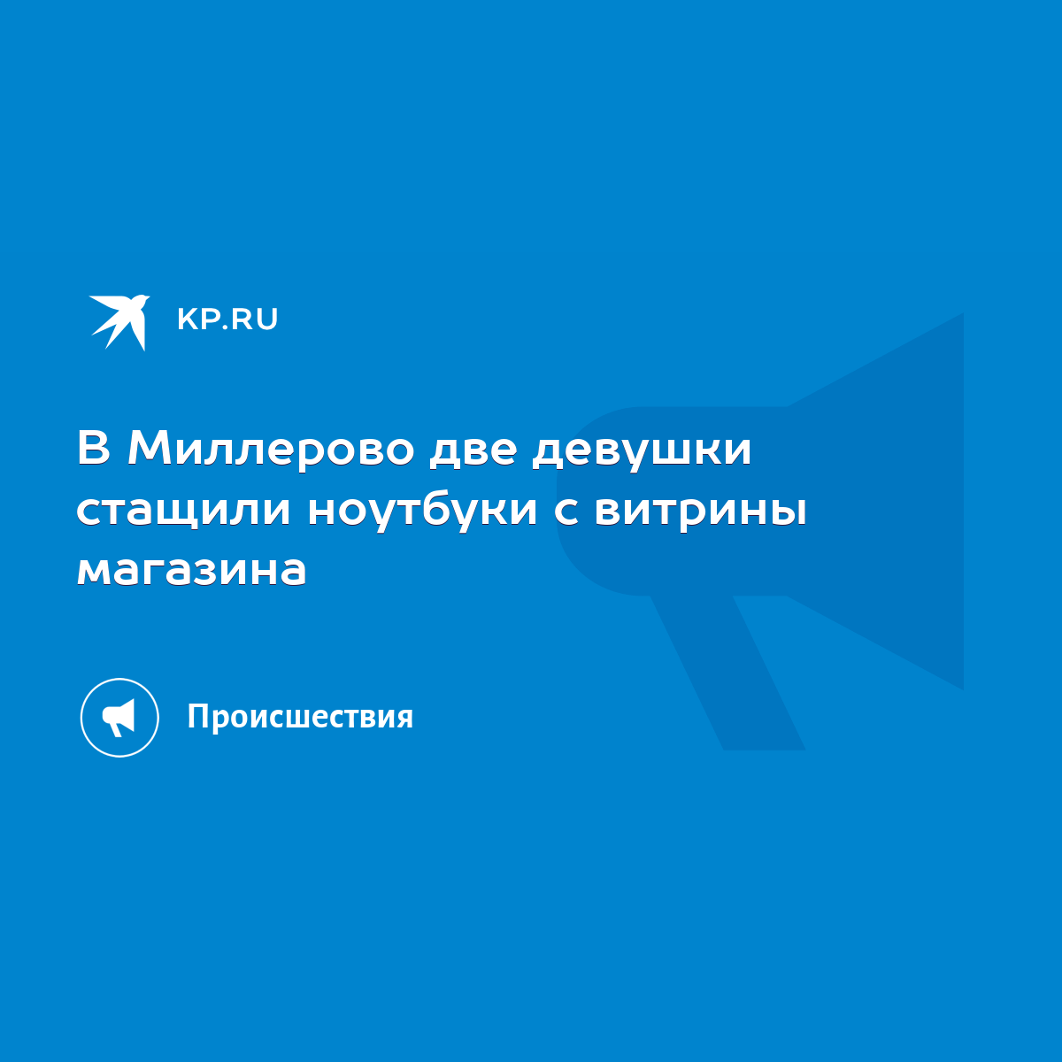 В Миллерово две девушки стащили ноутбуки с витрины магазина - KP.RU