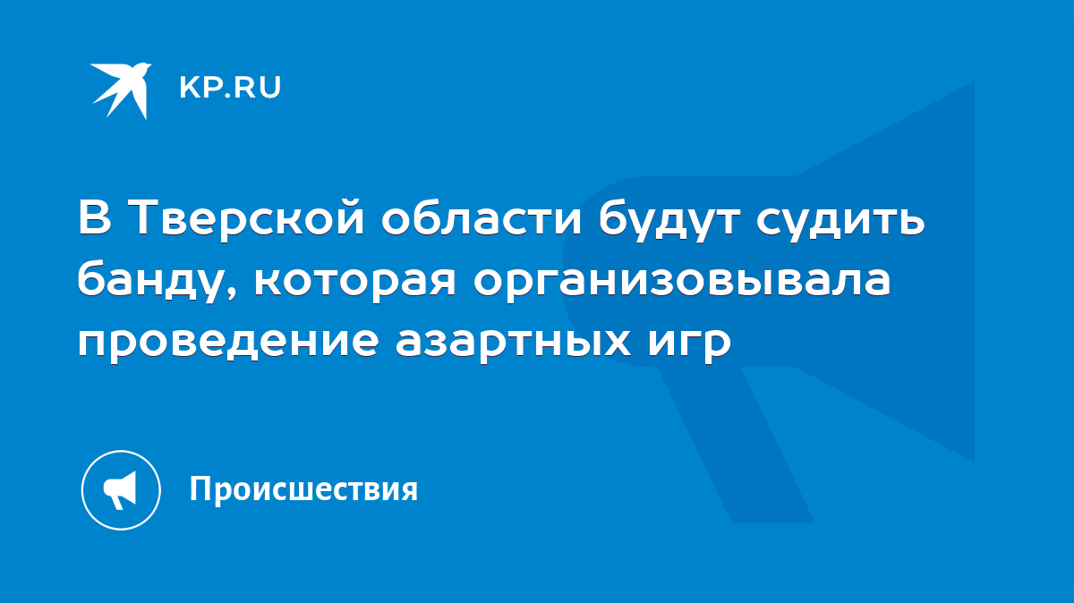 В Тверской области будут судить банду, которая организовывала проведение  азартных игр - KP.RU