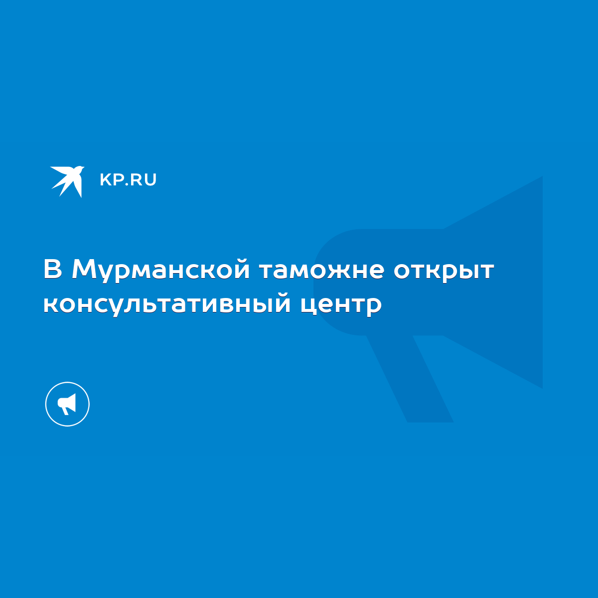 В Мурманской таможне открыт консультативный центр - KP.RU