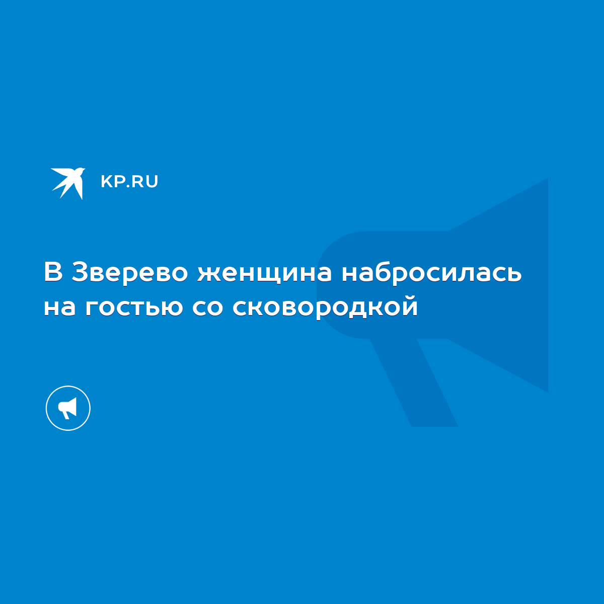 В Зверево женщина набросилась на гостью со сковородкой - KP.RU