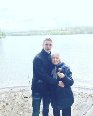 Алексей со своей бабушкой